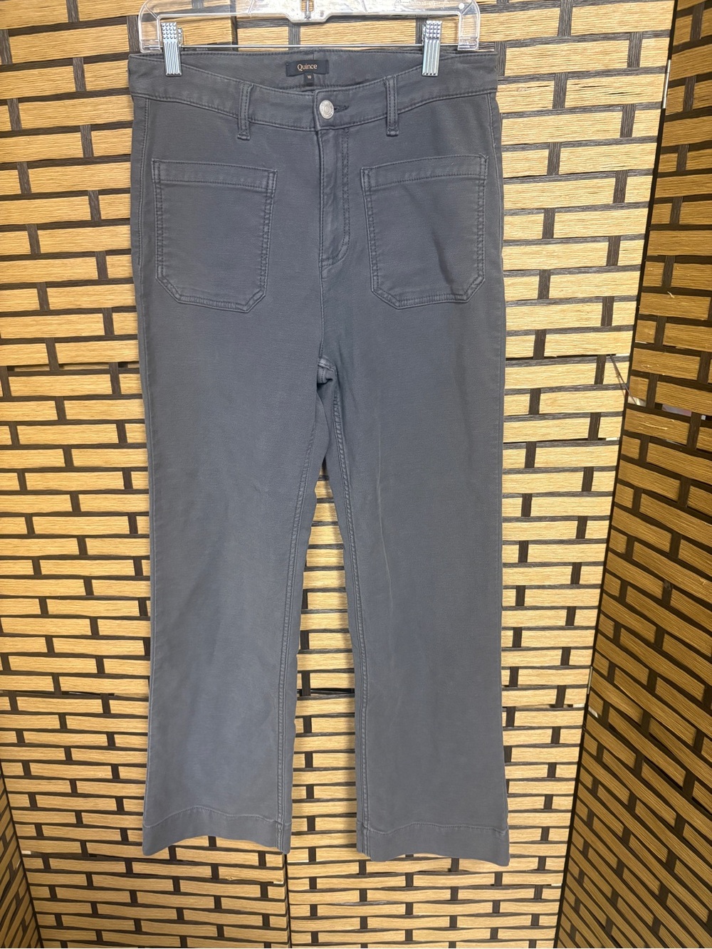 Quince gray pants size 10